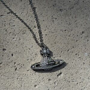Vivienne Westwood Silver White Necklace